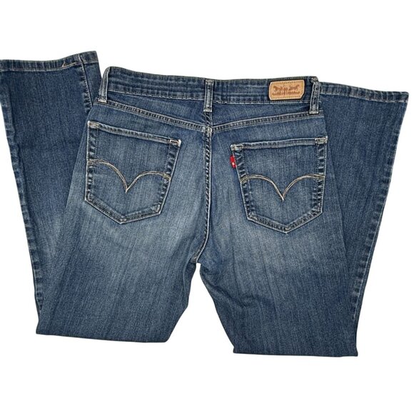 Levi’s Mid-Rise Skinny Jeans Blue Denim - Size 28 - Picture 5 of 9